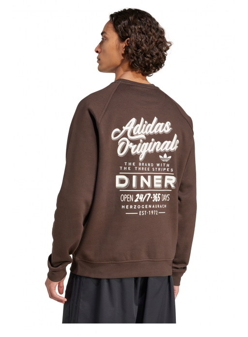 Bluza adidas Dinner Text Graphic Fleece Crewneck - KC3510