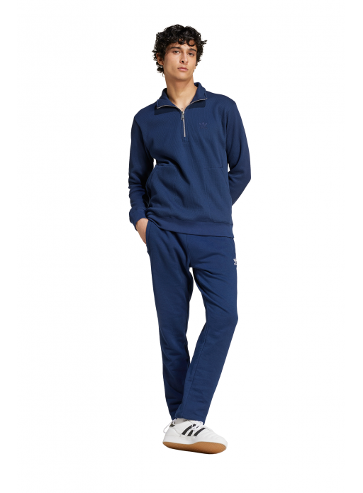 Bluza adidas Originals Trefoil Essentials Waffle 1/2 Zip - IY2299