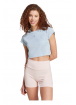 Koszulka adidas Lounge Ribbed Crop - IY6744