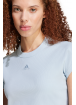 Koszulka adidas Lounge Ribbed Crop - IY6744